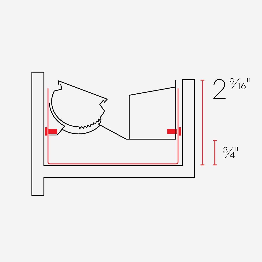 Adjustable_Mounting_Bracket 2 9/16" height