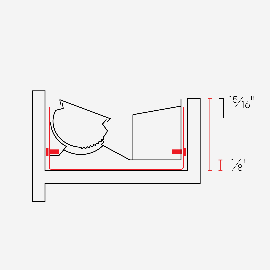 Adjustable_Mounting_Bracket 1 15/16" height